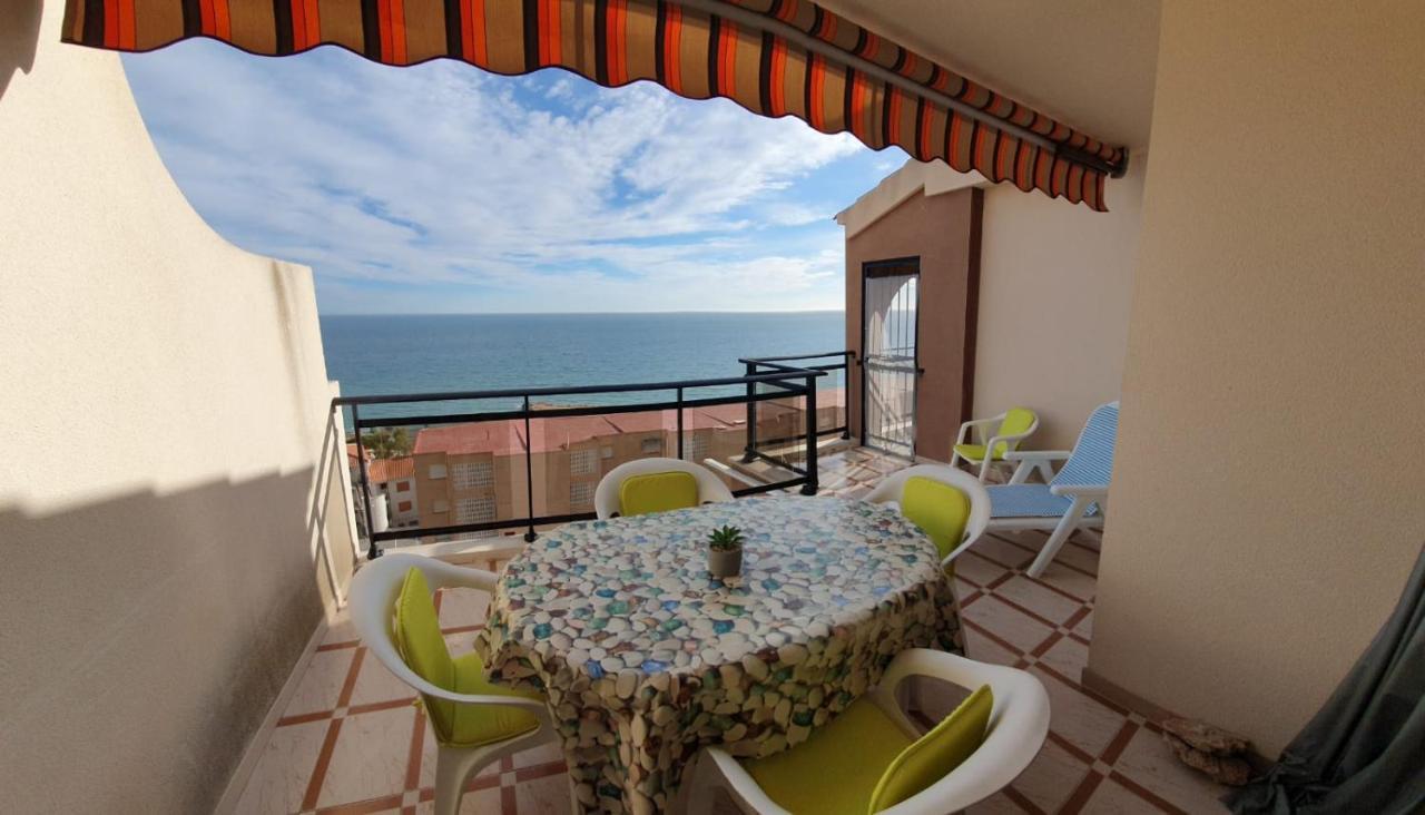 Mediterranean Beach Apartment 180º Sea & Island Views Santa Pola Bagian luar foto