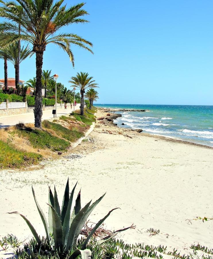 Mediterranean Beach Apartment 180º Sea & Island Views Santa Pola Bagian luar foto