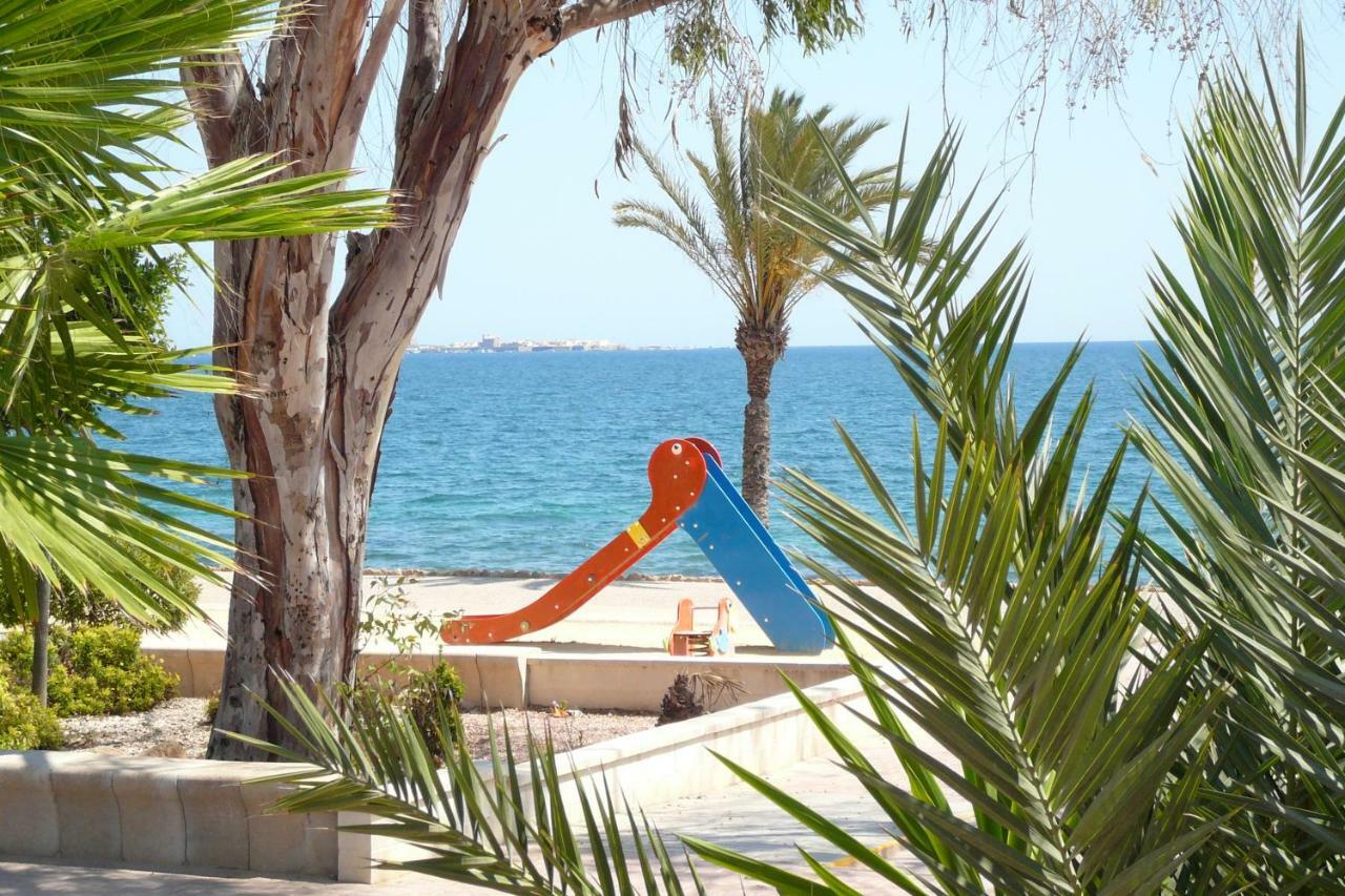 Mediterranean Beach Apartment 180º Sea & Island Views Santa Pola Bagian luar foto